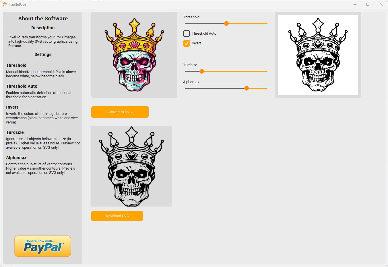 PixelToPath screenshot
